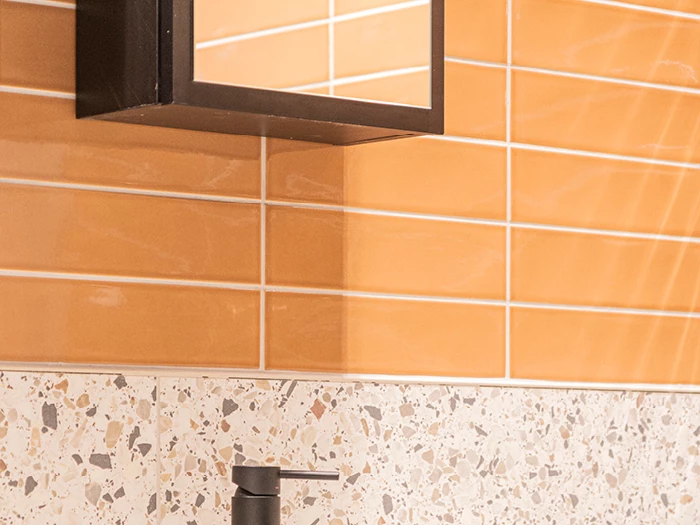 Vloertegel vtwonen Terrazzo Ice Flakes 59,5x119,2x1 | 932-158 | Jan Groen Tegels