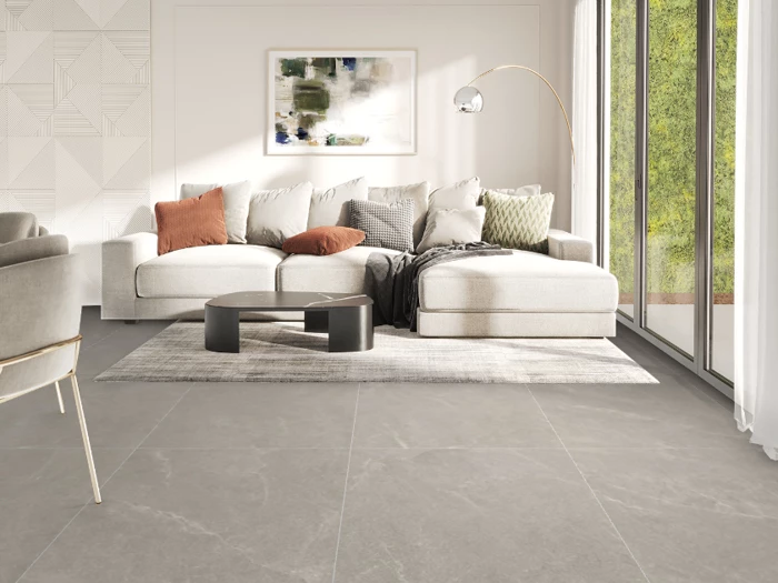 Vloertegel Motto by Mosa Vein Grey 89,7x89,7x1 | 757-810 | Jan Groen Tegels