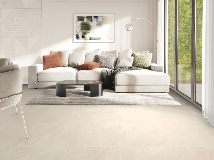 Vloertegel Motto by Mosa Shore Beige 59,7x59,7x1 | 754-086 | Jan Groen Tegels