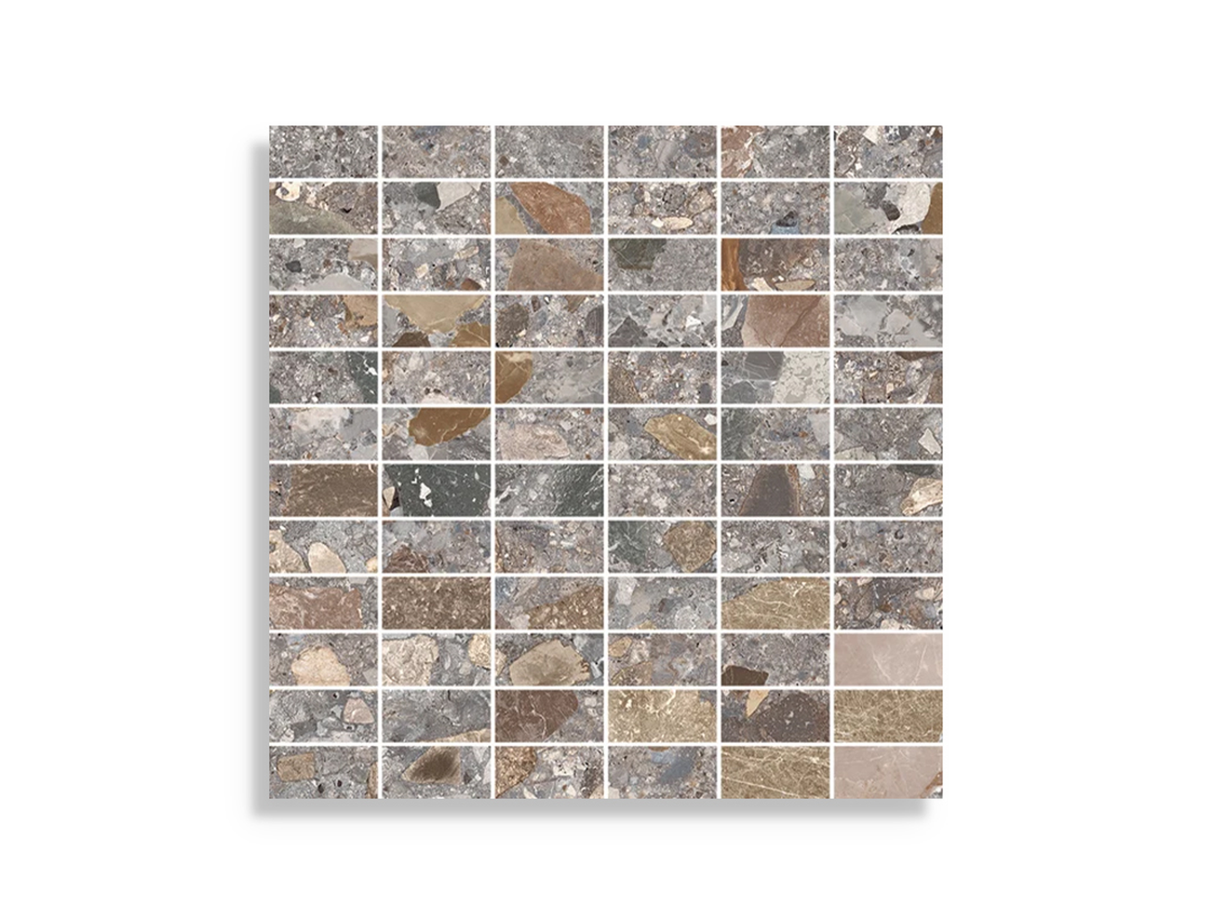 Mozaiek vtwonen Composite Brown Mozaiek (2,4 x 4,8) 30 x 30