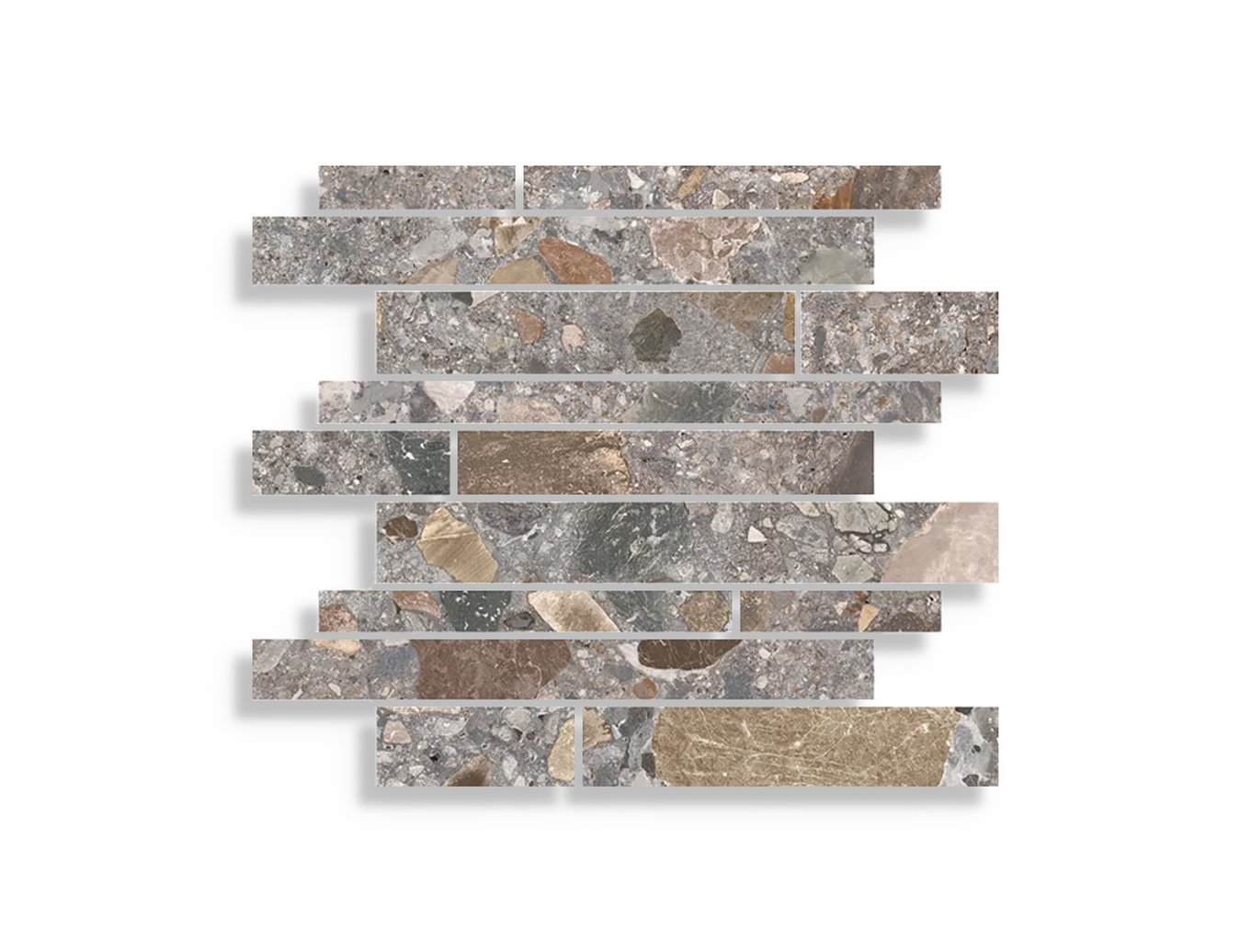 Mozaiek vtwonen Composite Brown Muretto 30 x 30
