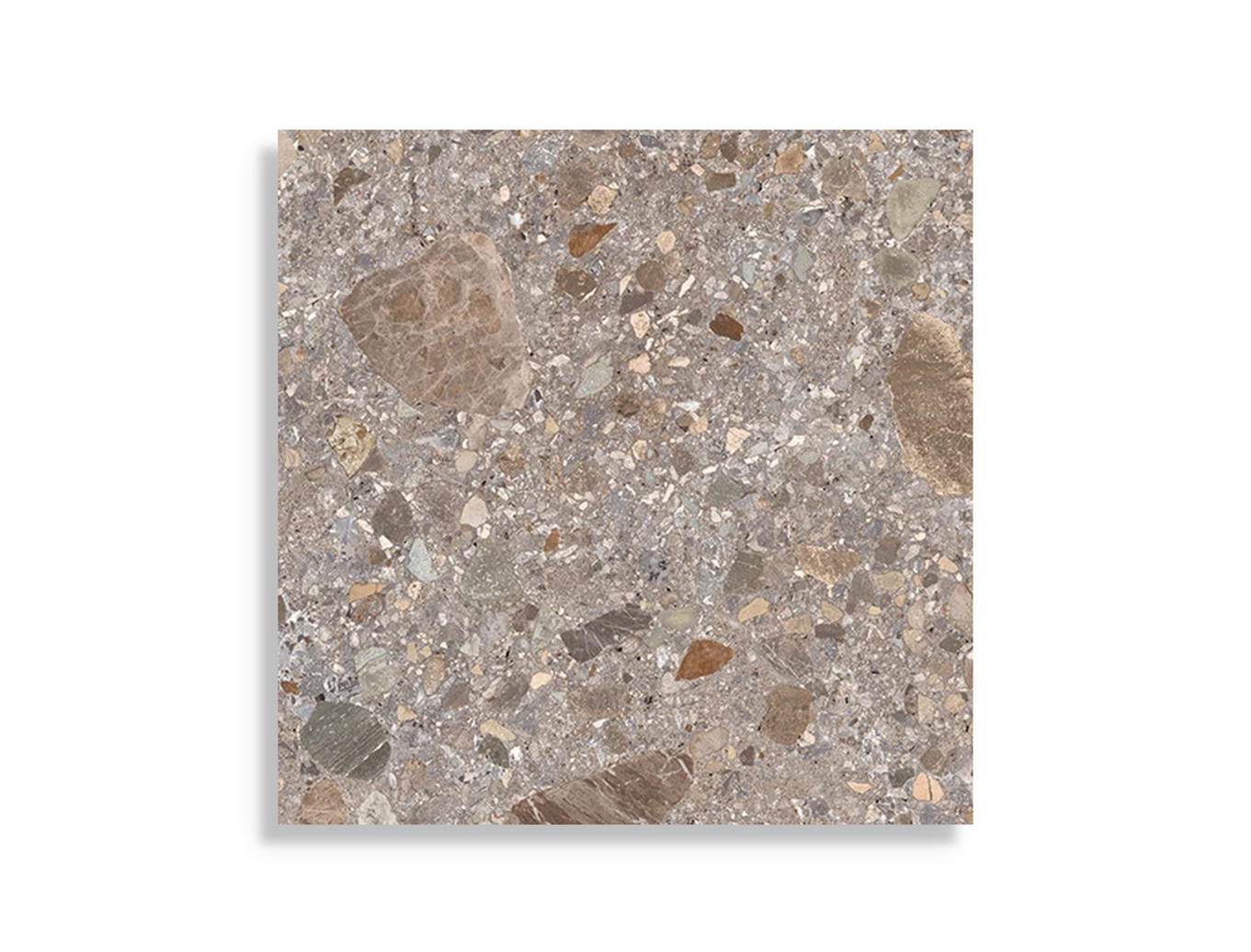 Vloertegel vtwonen Composite Brown 80 x 80