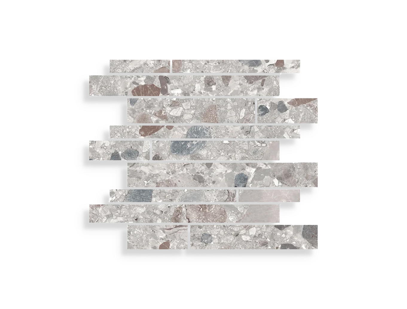 Mozaiek vtwonen Composite Grey Brown Muretto 30 x 30