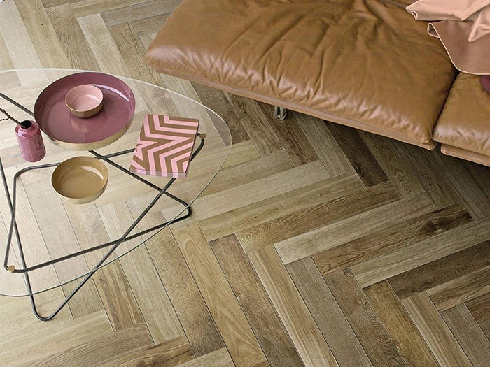 Vloertegel Marazzi Treverkfusion Brown 10x70x0,9 | 141-739 | Jan Groen Tegels