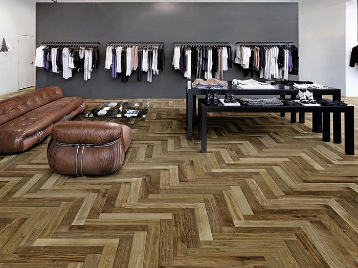 Vloertegel Marazzi Treverkfusion Brown 10x70x0,9 | 141-739 | Jan Groen Tegels