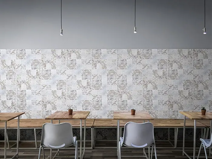 Wandtegel Marazzi Appeal Decoro Tale White 20 x 50 | 440-083 | Jan Groen Tegels