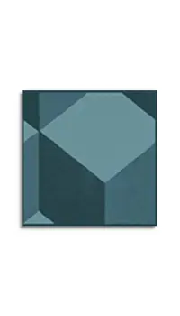 vloertegel Blauw 10 x 10 | 924-654 | Jan Groen Tegels