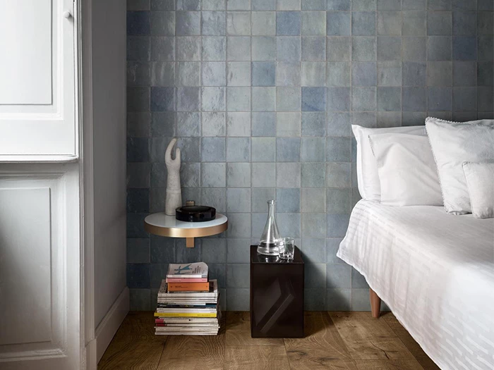 Wandtegel Blauw  10x10x1 | 222-164 | Jan Groen Tegels