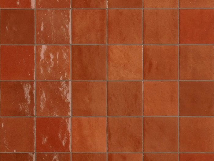 Wandtegel Rood  10x10x1 | 217-069 | Jan Groen Tegels