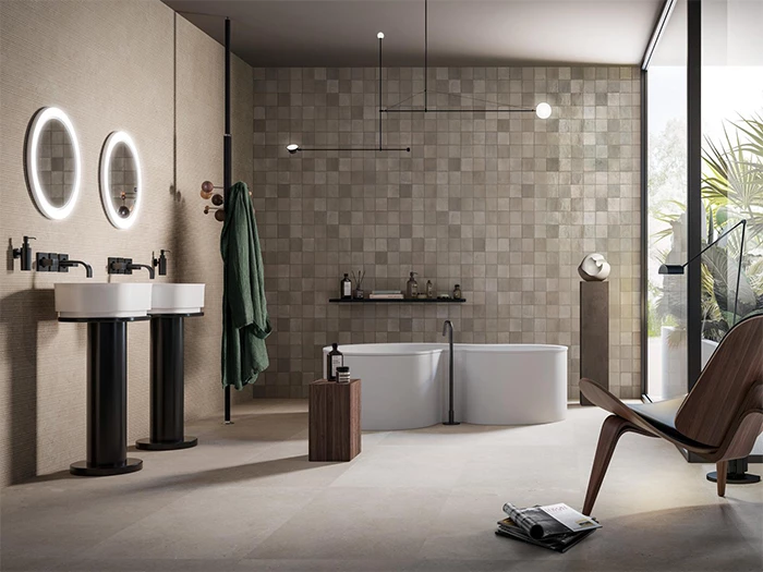 Vloertegel Taupe  75x150x1,05 | 908-098 | Jan Groen Tegels