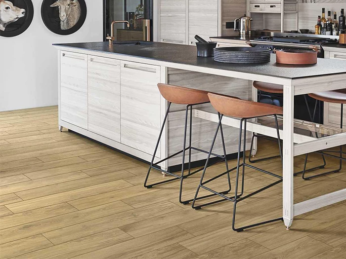 Vloertegel Marazzi Treverklook Honey Rt 14,5x90x0,8 | 452-892 | Jan Groen Tegels