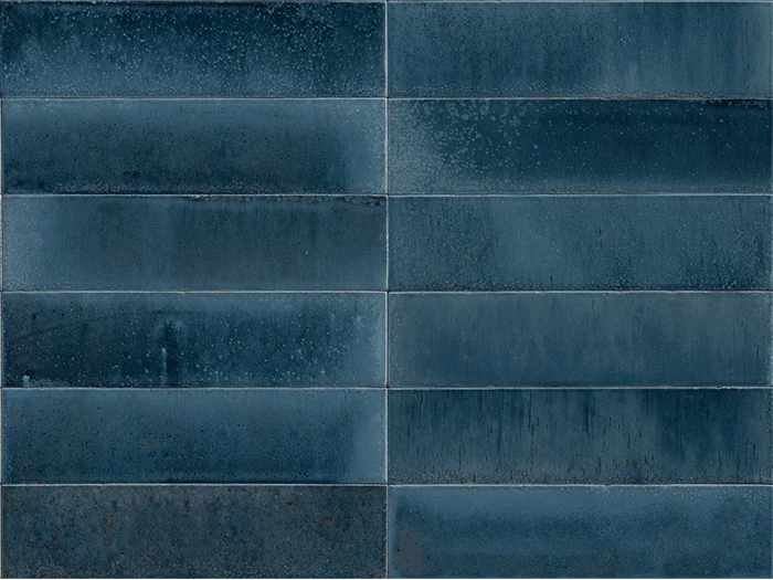 Wandtegel Blauw 6x24 | 231-805 | Jan Groen Tegels