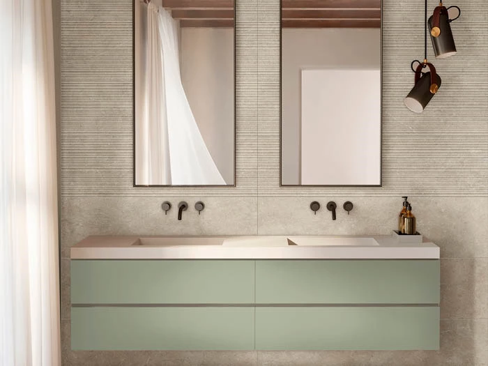 Wandtegel Taupe 40x120x0,6 | 612-883 | Jan Groen Tegels