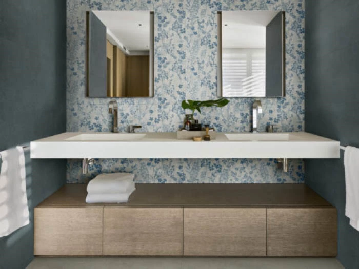 Wandtegel Blauw 40x120x0,6 | 953-479 | Jan Groen Tegels