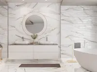 Wandtegel Rocersa Calacatta Gold 33x100x1 | 255-271 | Jan Groen Tegels