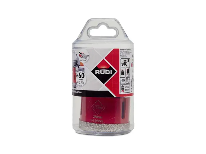 Tegelgereedschap Rubi Diamantboor Droog Ø 60 Mm | 976-548 | Jan Groen Tegels