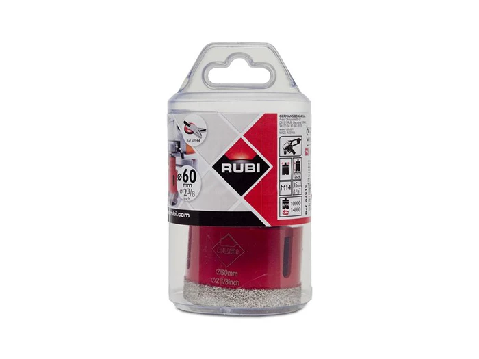 Tegelgereedschap Rubi Diamantboor Droog Ø 60 Mm | 976-548 | Jan Groen Tegels