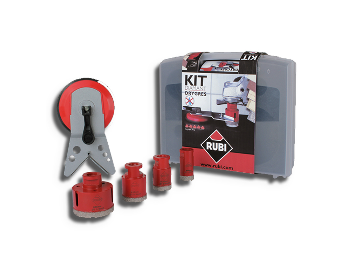 Tegelgereedschap Rubi Droog Boren Set