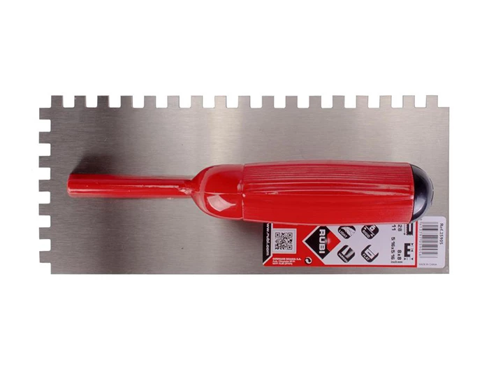 Tegelgereedschap Rubi Lijmspaan Staal 28 Cm Mpa  8x8 | 824-790 | Jan Groen Tegels