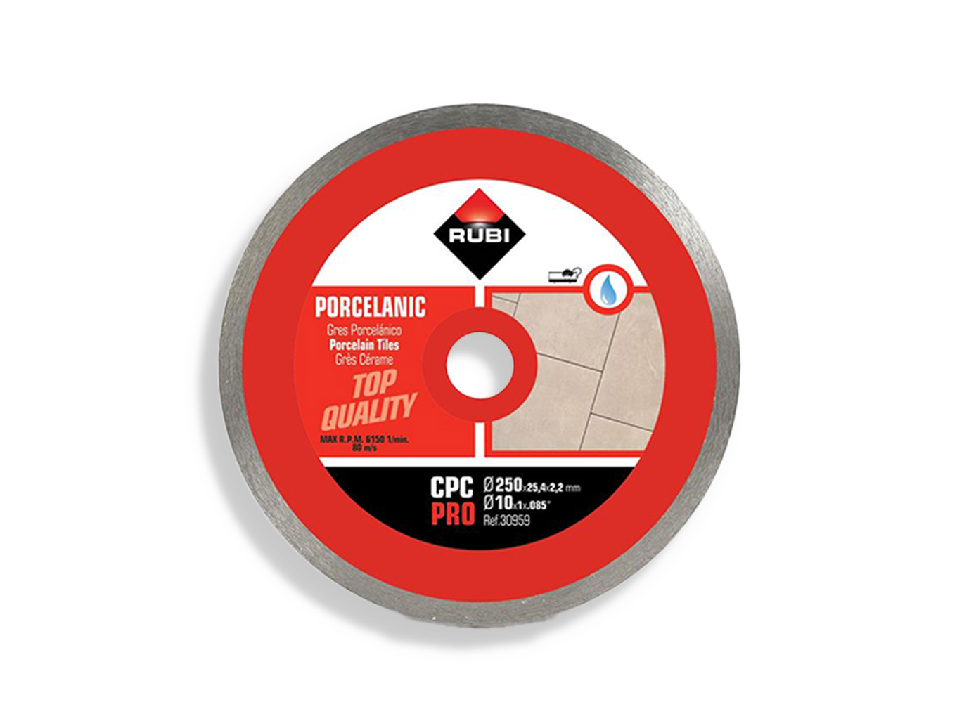 Tegelgereedschap Rubi Cpc 250 Pro Zaagblad