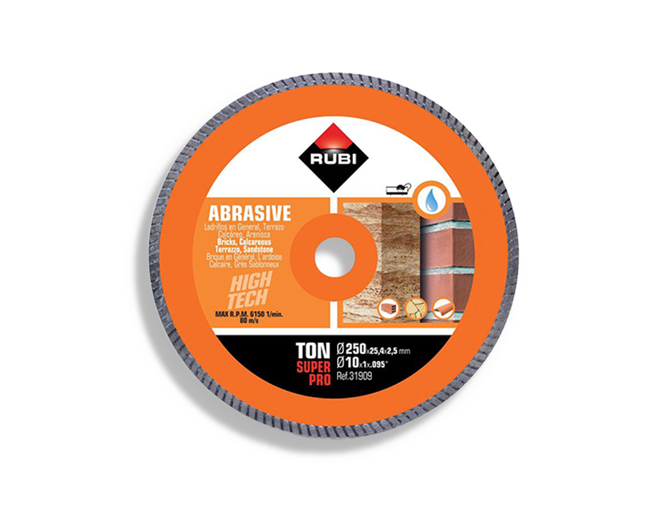 Tegelgereedschap Rubi Ton 250 Superpro Turbo