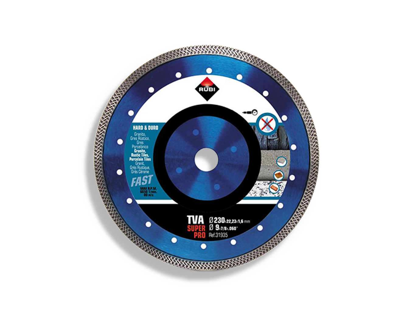Tegelgereedschap Rubi Tva 230 Superpro