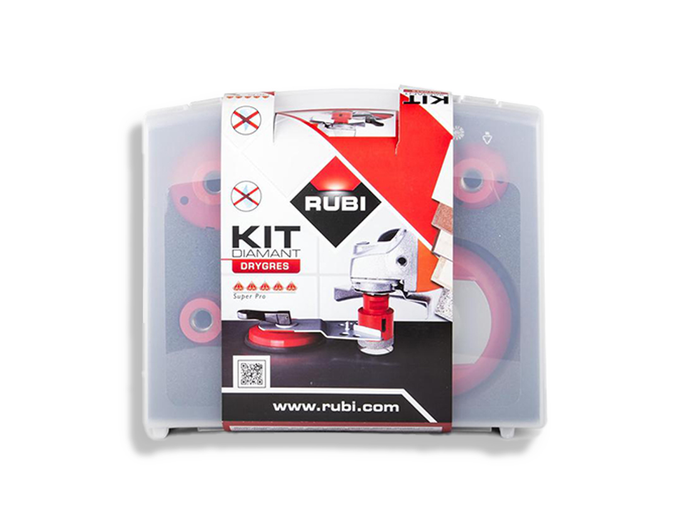 Tegelgereedschap Rubi Droog Boren Set (5 Bits)