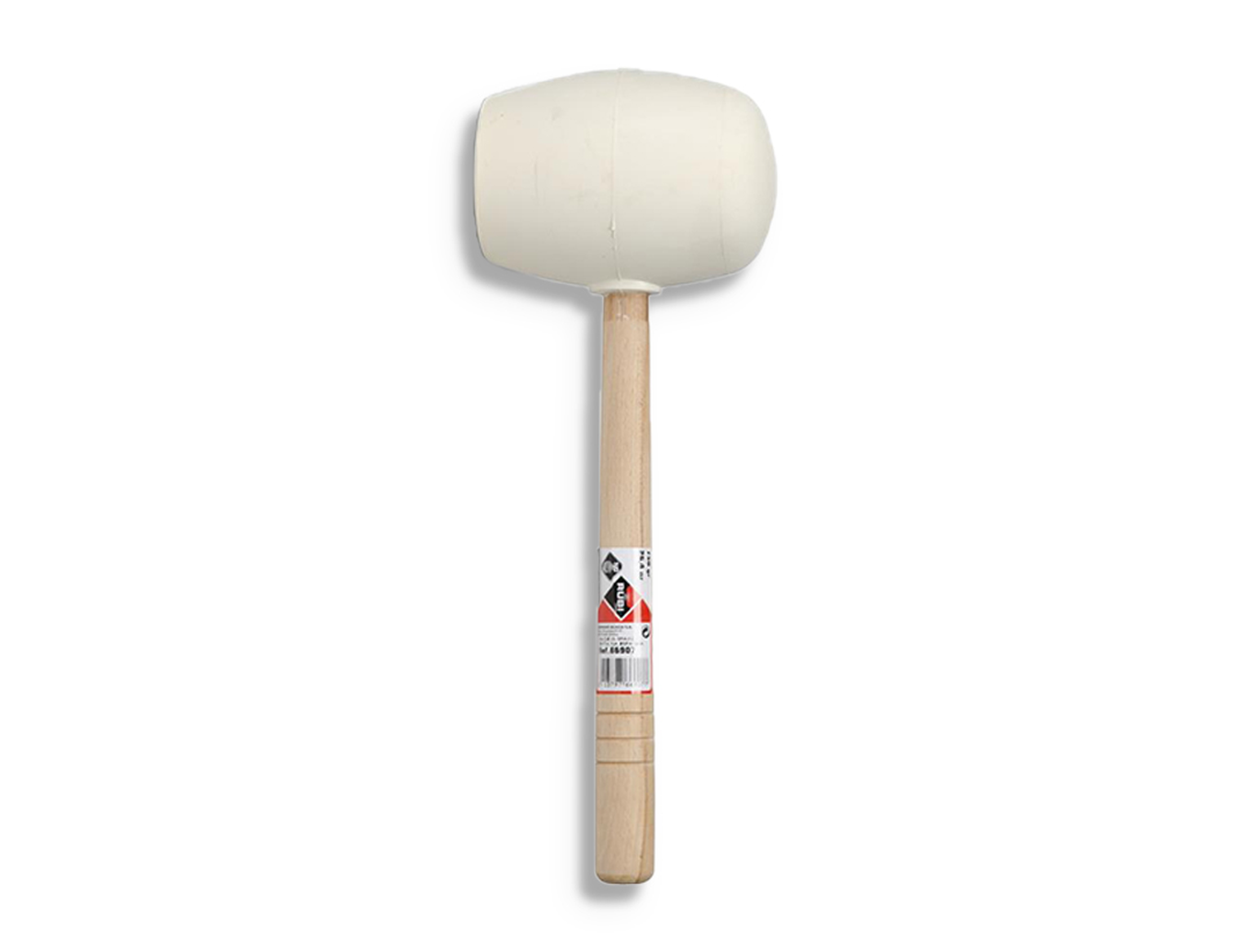 Tegelgereedschap Rubi Rubber Hamer Wit 750 Gr Rond