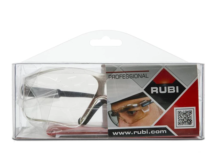 Persoonsbescherming Rubi Veiligheidsbril Witte Glazen | 277-676 | Jan Groen Tegels