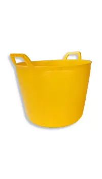 Rubi Plastic Mand Geel Nr.3 40L | 617-705 | Jan Groen Tegels
