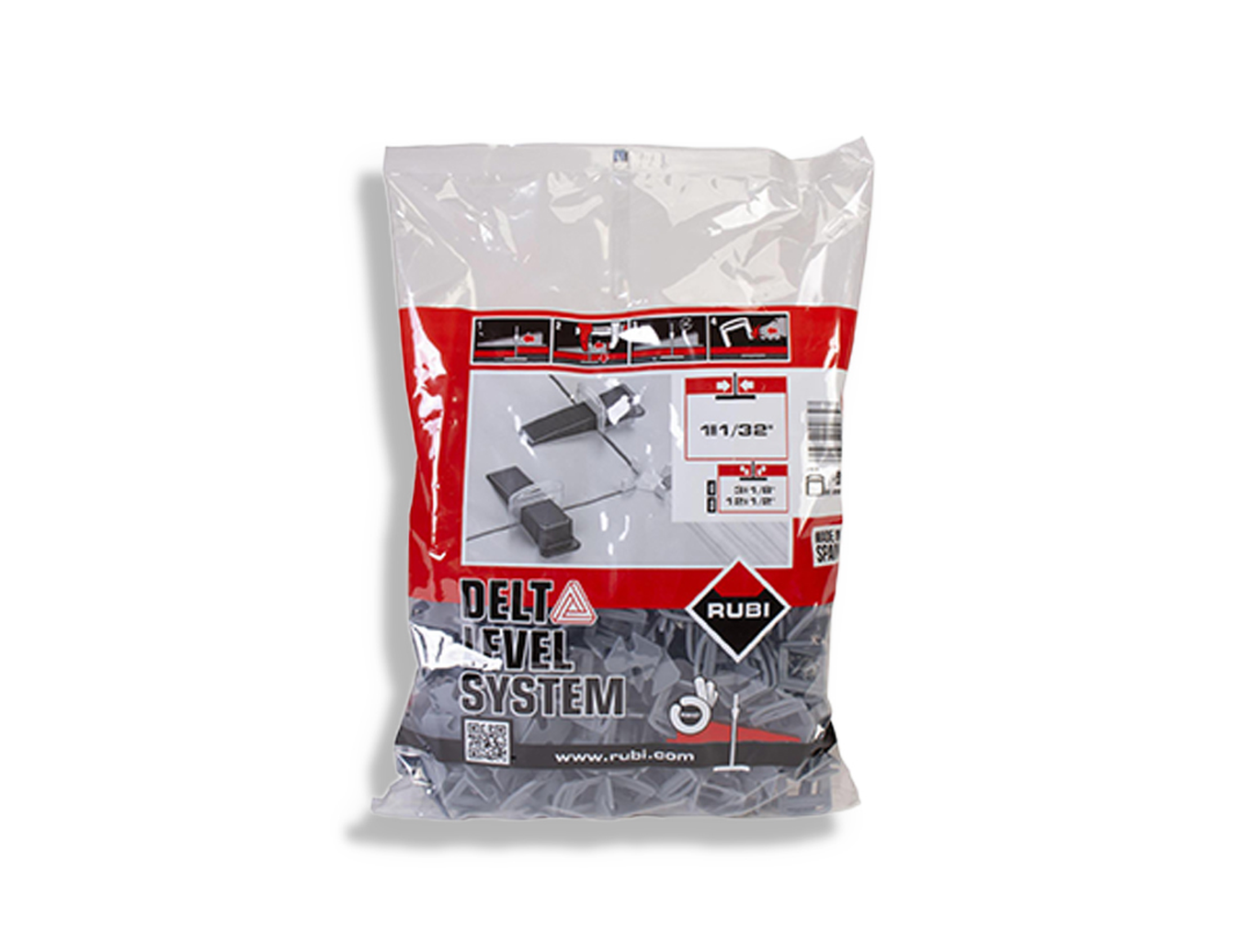 Tegelgereedschap Rubi Delta Clip 1Mm 3-12Mm 400St