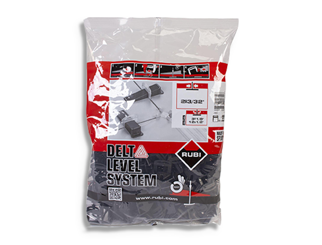 Tegelgereedschap Rubi Delta Clip 2Mm 3-12Mm 400St