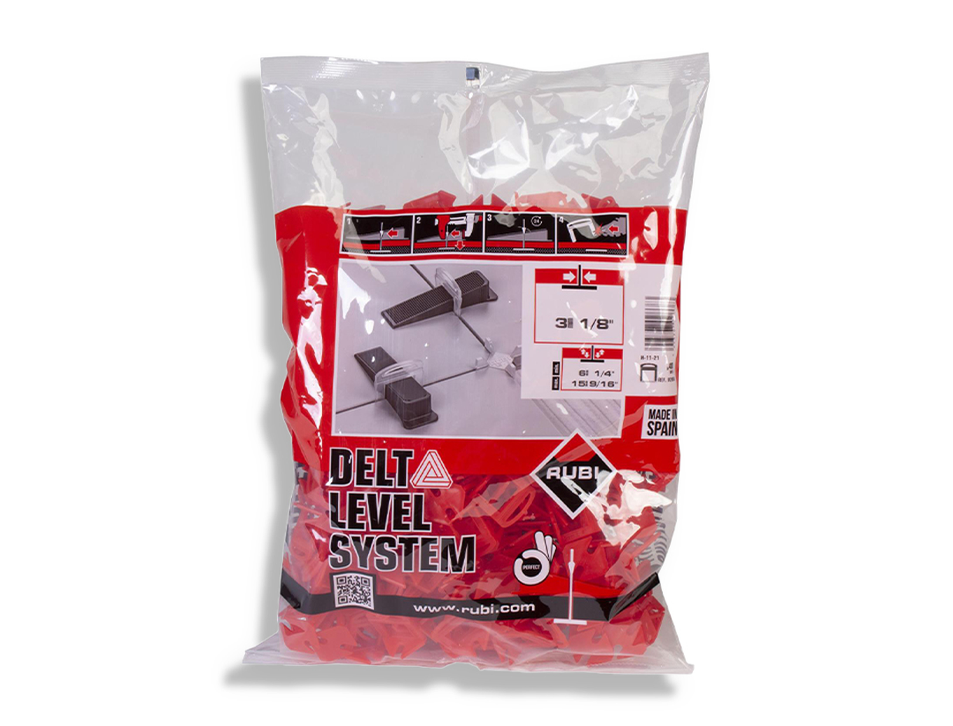 Tegelgereedschap Rubi Delta Clip 3Mm 6-15Mm 400St
