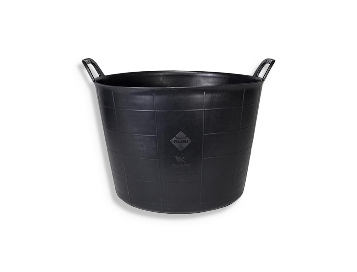 Rubi Heavy Duty Mand Zwart Nr. 3 40L