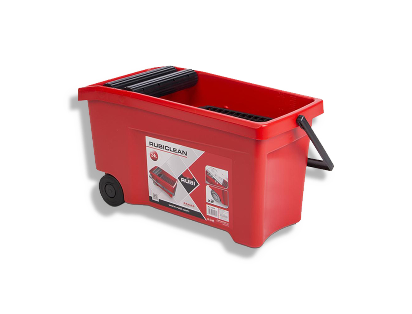 Tegelgereedschap Rubi Wasboy Rubiclean Op Wielen