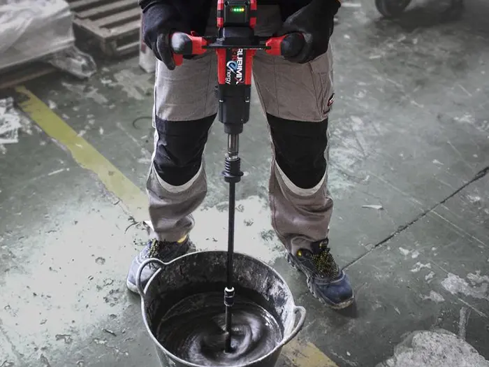 Tegelgereedschap Rubi Rubimix E-10 Energy Mixer Op Accu | 516-438 | Jan Groen Tegels  | Dit product is niet meer verkrijgbaar