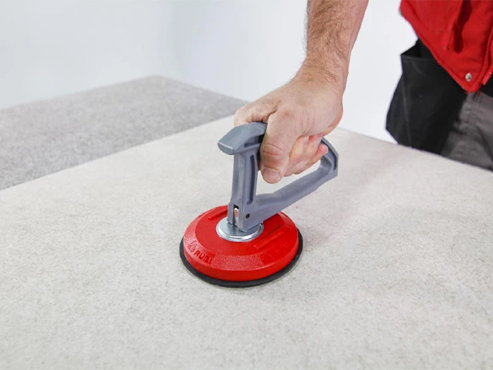 Tegelgereedschap Rubi Tegeldrager Vacuum 1 Nop Ruwe Opp | 600-413 | Jan Groen Tegels