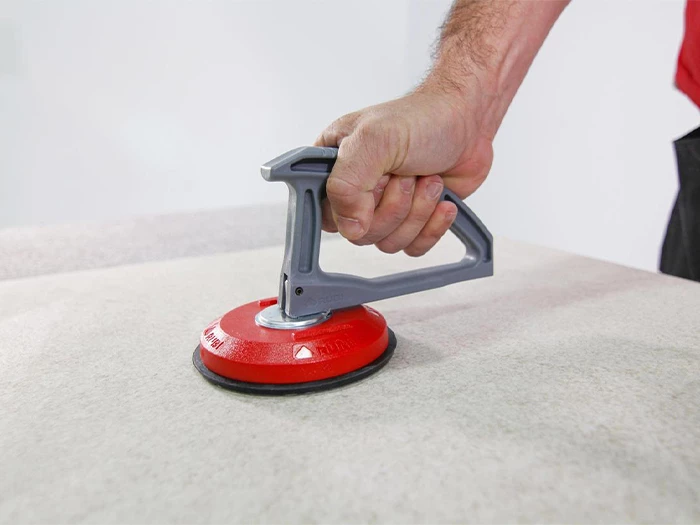 Tegelgereedschap Rubi Tegeldrager Vacuum 1 Nop Ruwe Opp | 600-413 | Jan Groen Tegels
