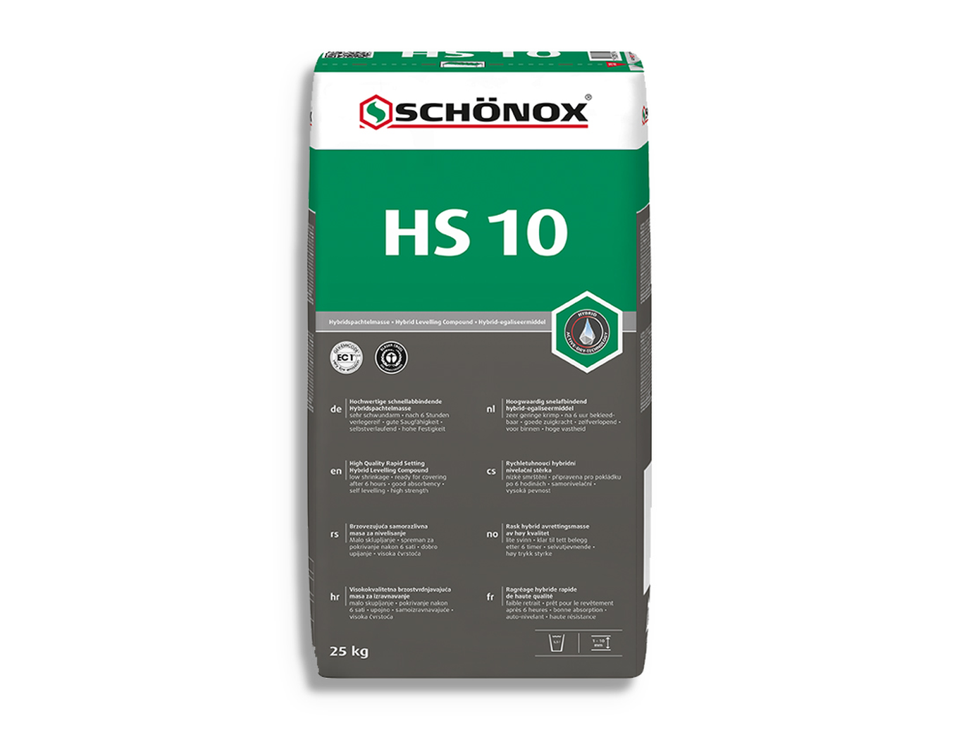 Oppervlaktebehandeling Schonox Vloeregalisatie HS 10 25kg
