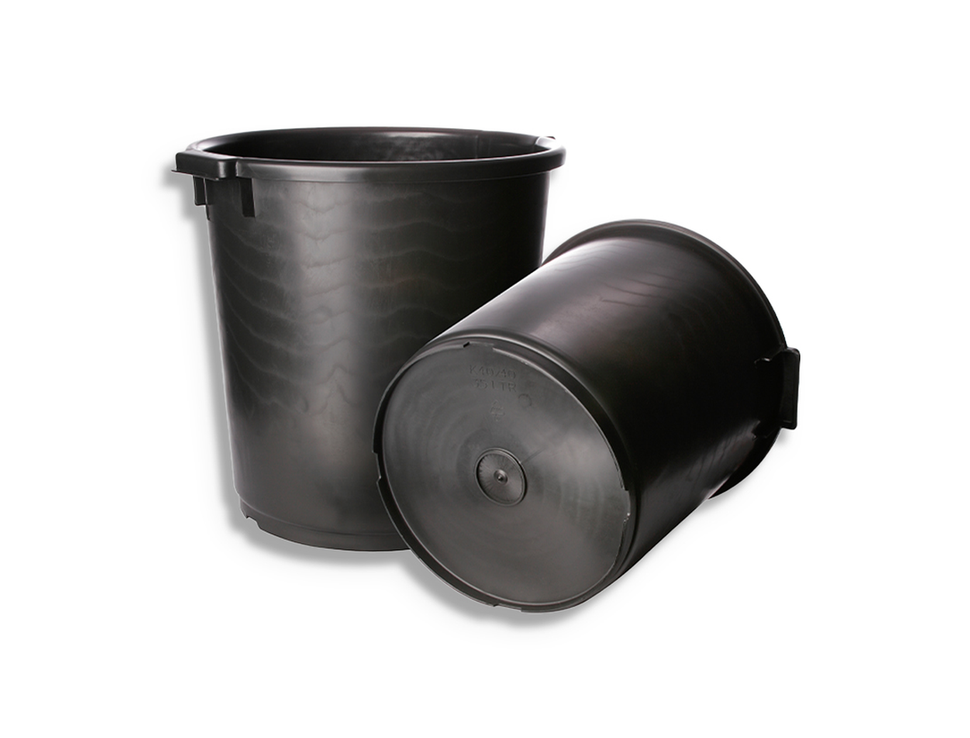 Kreuwel Plastics Mengkuip Zwart 35 Ltr