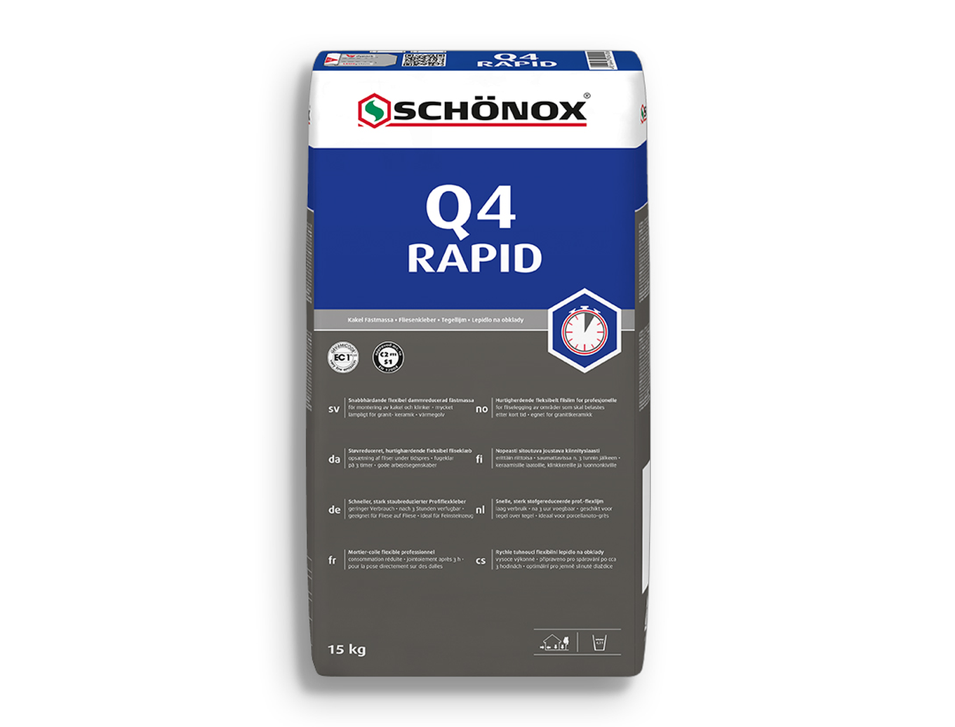 Lijm Schonox Q4 Rapid zak 15 kg