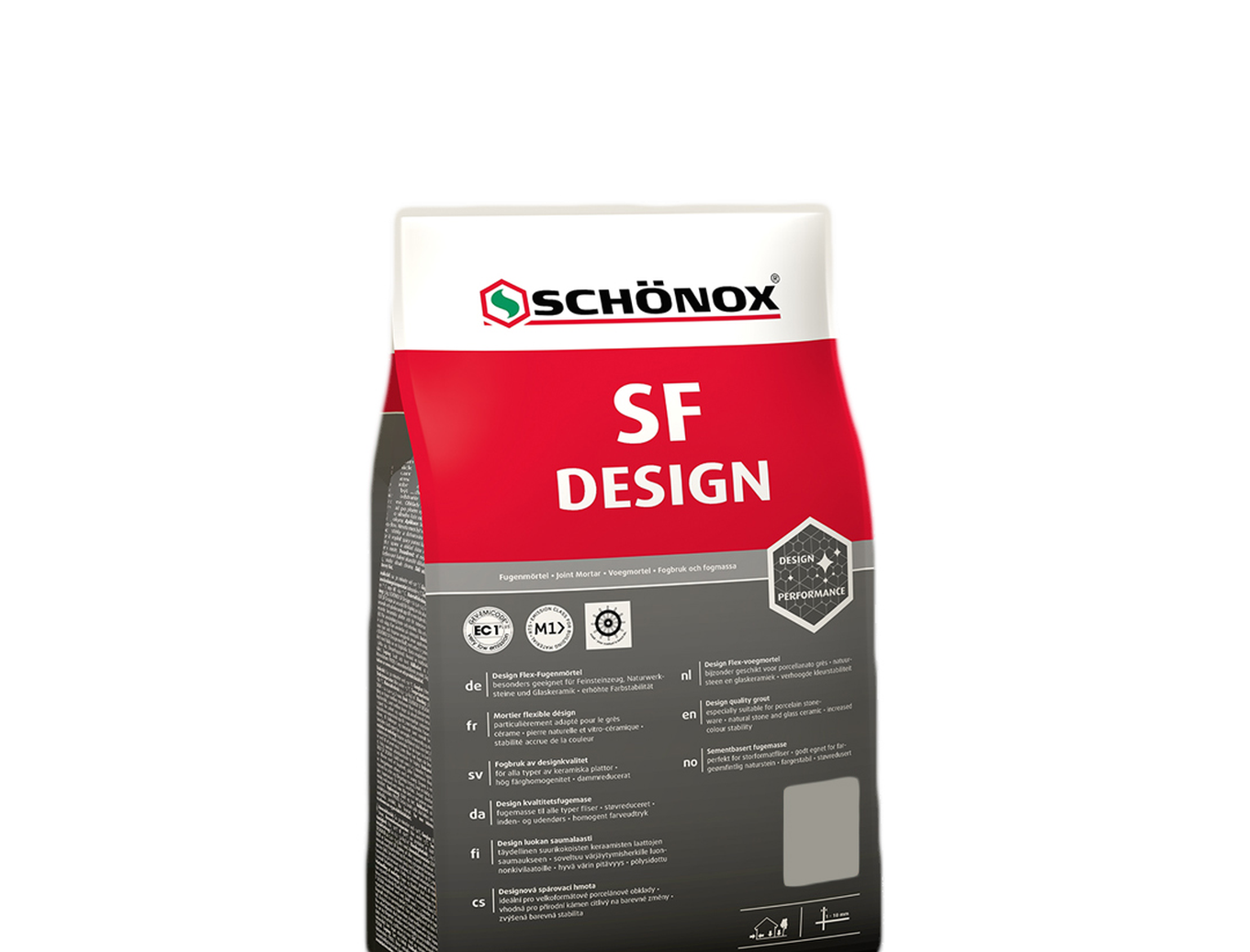 Voegmiddel Schonox SF Design grijs zak 5 kg