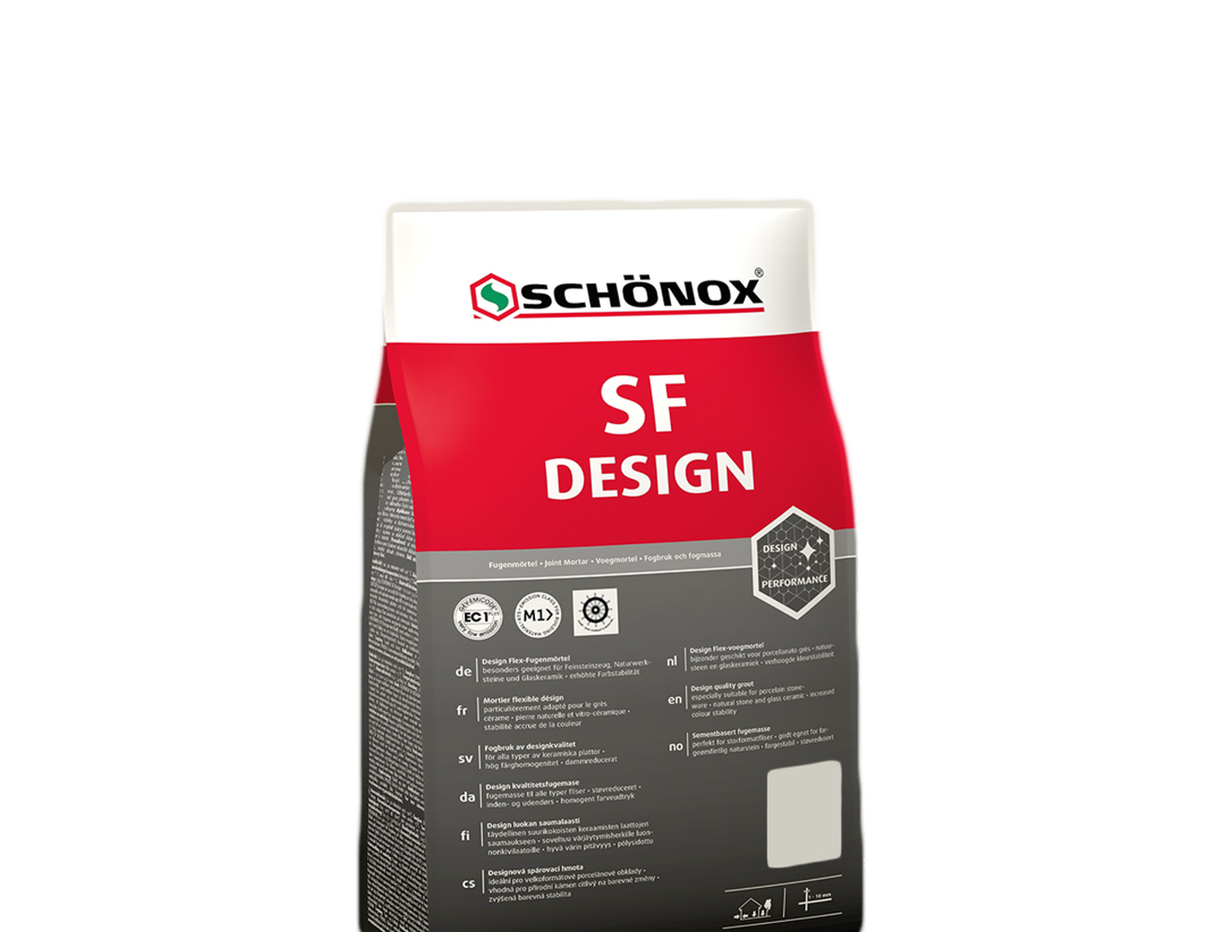 Voegmiddel Schonox SF Design zilvergrijs zak 5 kg