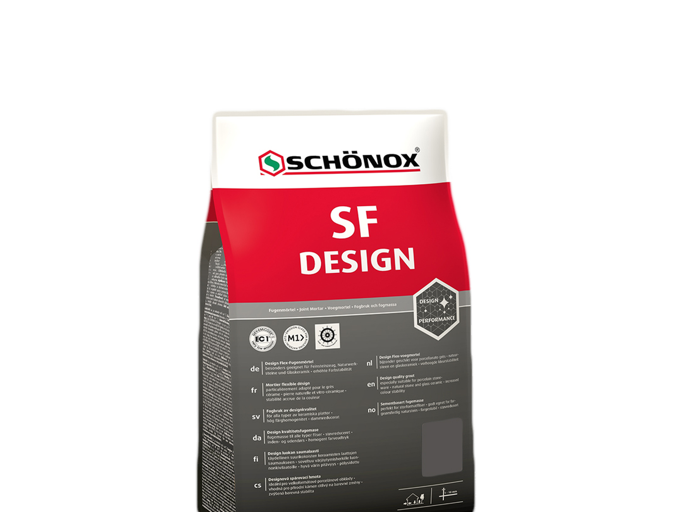 Voegmiddel Schonox SF Design donkergrijs zak 5 kg