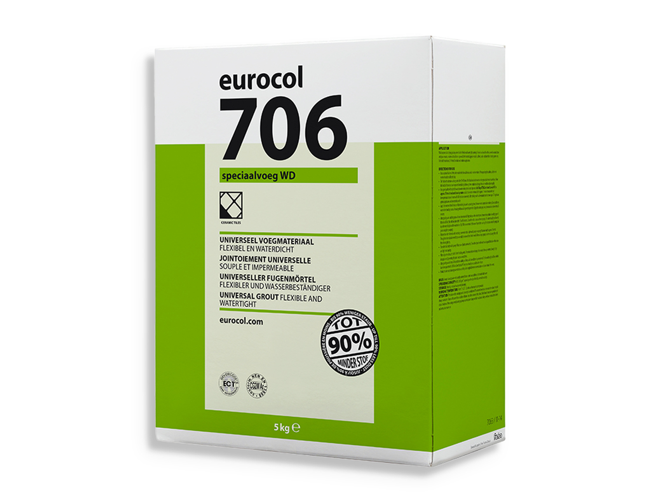 Voegmiddel Eurocol 706 Speciaalvoeg Wd Basalt 4 kg