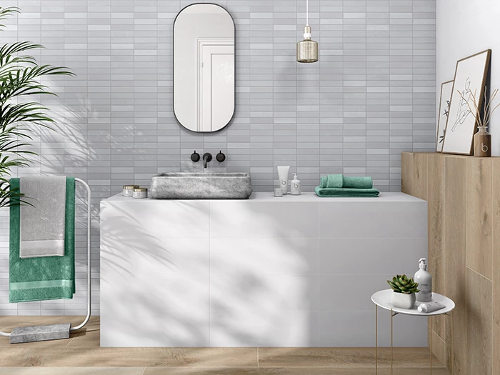 Wandtegel Pamesa Brienz Blanco 20x60x0,95 | 993-806 | Jan Groen Tegels