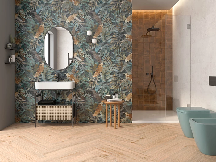 Badkamer Wandtegel Patroon Botanisch