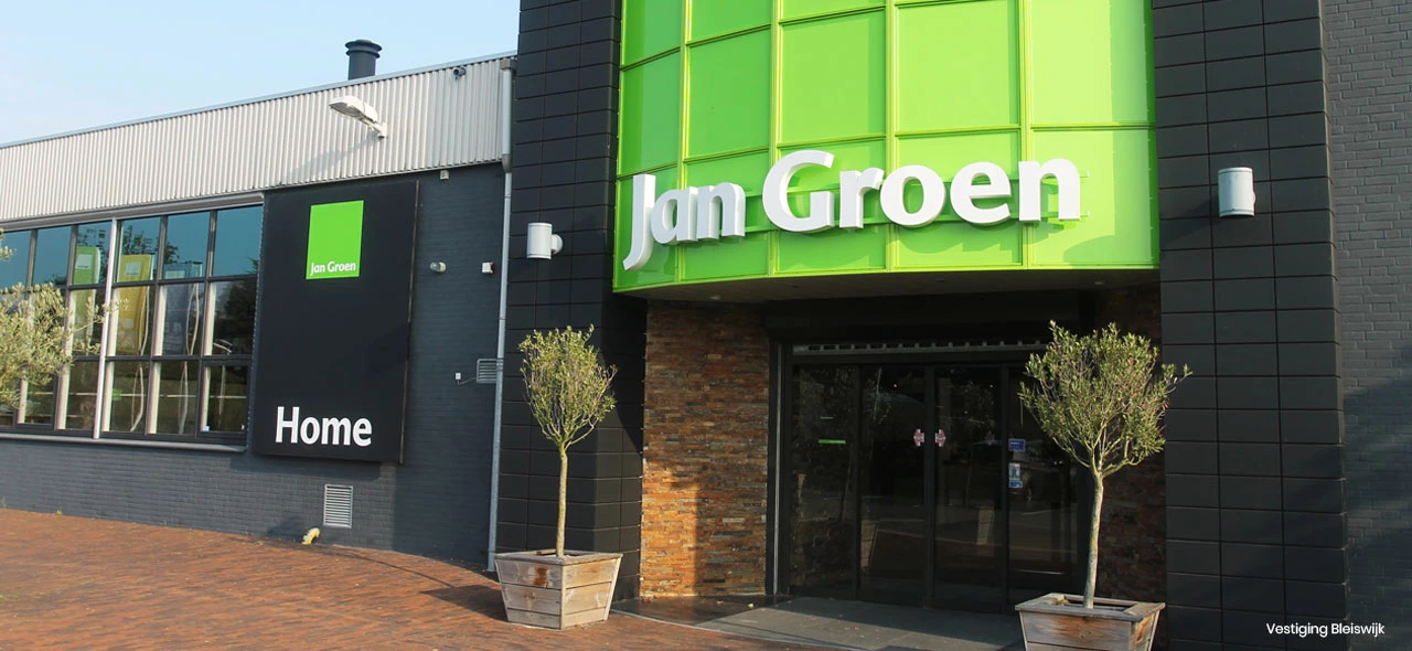 Meer over Jan Groen Tegels | Formules | Ingang Jan Groen Home in Bleiswijk